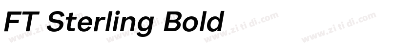 FT Sterling Bold字体转换